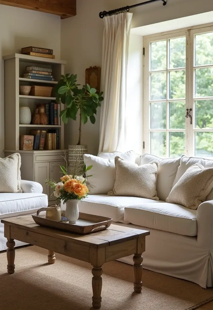 50 French Country Living Room Ideas Full of Rustic Charm and Elegance 11 50 French Country Living Room Ideas Full of Rustic Charm and Elegance - 11. Country Style Accessories for Personal Touches