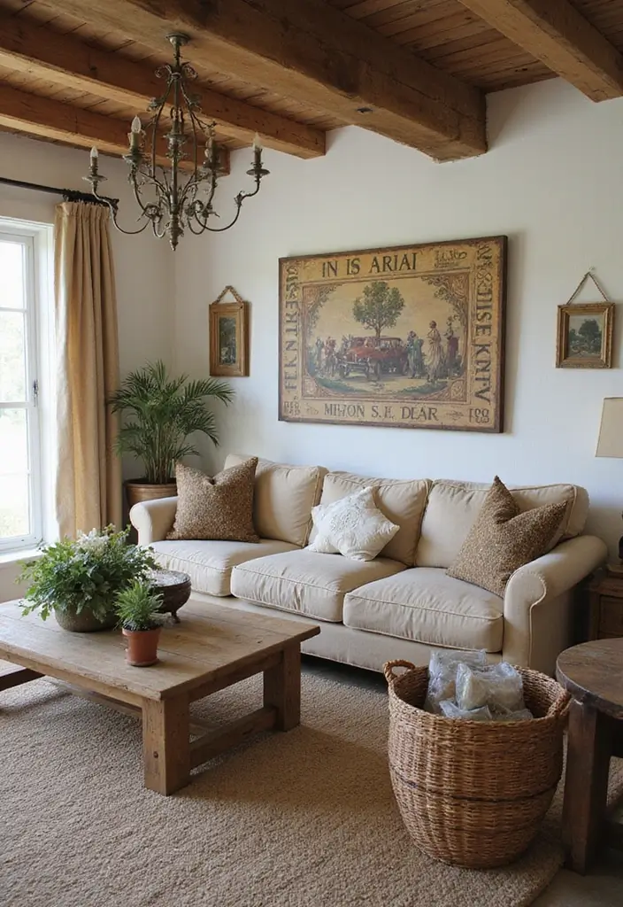 50 French Country Living Room Ideas Full of Rustic Charm and Elegance 13 50 French Country Living Room Ideas Full of Rustic Charm and Elegance - 13. Charming Decor with Country Flair
