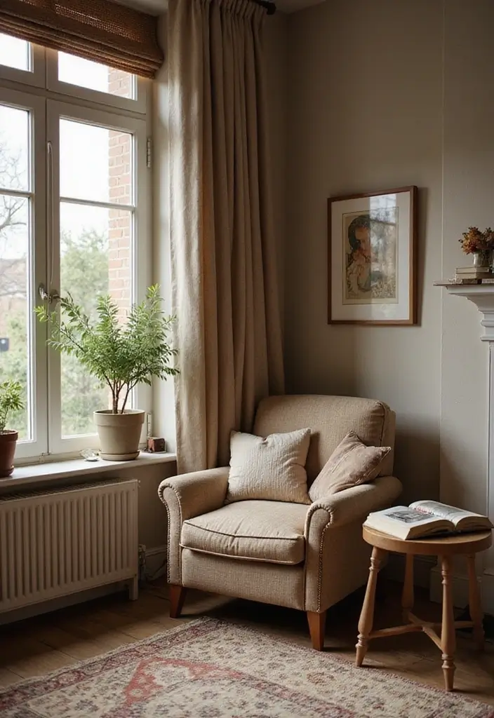 50 French Country Living Room Ideas Full of Rustic Charm and Elegance 14 50 French Country Living Room Ideas Full of Rustic Charm and Elegance - 14. A Cozy Reading Nook