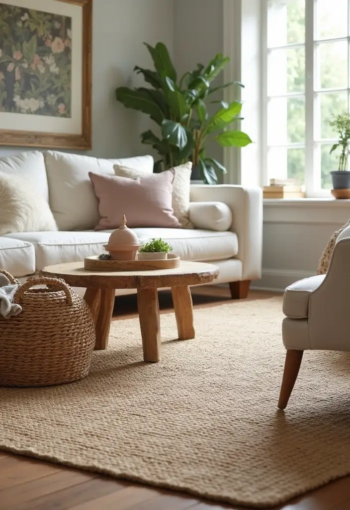 50 French Country Living Room Ideas Full of Rustic Charm and Elegance 15 50 French Country Living Room Ideas Full of Rustic Charm and Elegance - 15. Layered Area Rugs for Comfort