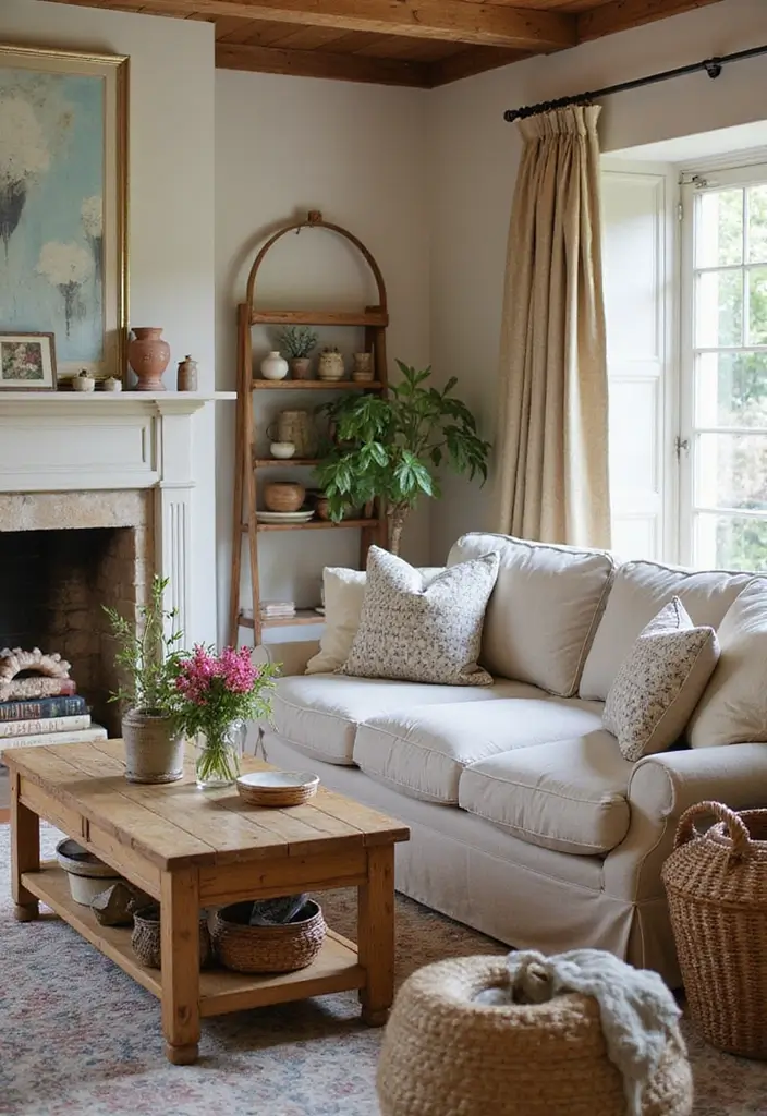 50 French Country Living Room Ideas Full of Rustic Charm and Elegance 17 50 French Country Living Room Ideas Full of Rustic Charm and Elegance - 17. Handcrafted Decor Items