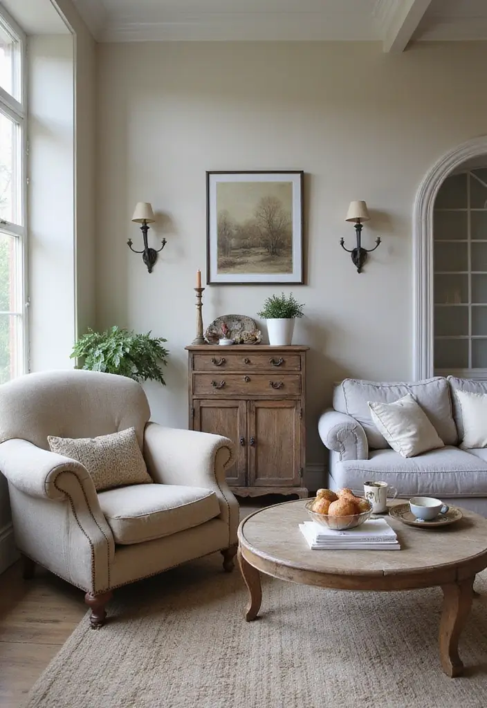 50 French Country Living Room Ideas Full of Rustic Charm and Elegance 26 50 French Country Living Room Ideas Full of Rustic Charm and Elegance - 24. Mixing Old and New