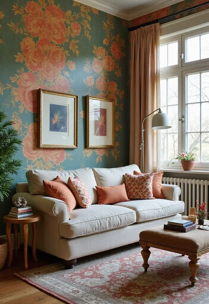 50 French Country Living Room Ideas Full of Rustic Charm and Elegance 35 50 French Country Living Room Ideas Full of Rustic Charm and Elegance - 33. Bold Accent Walls