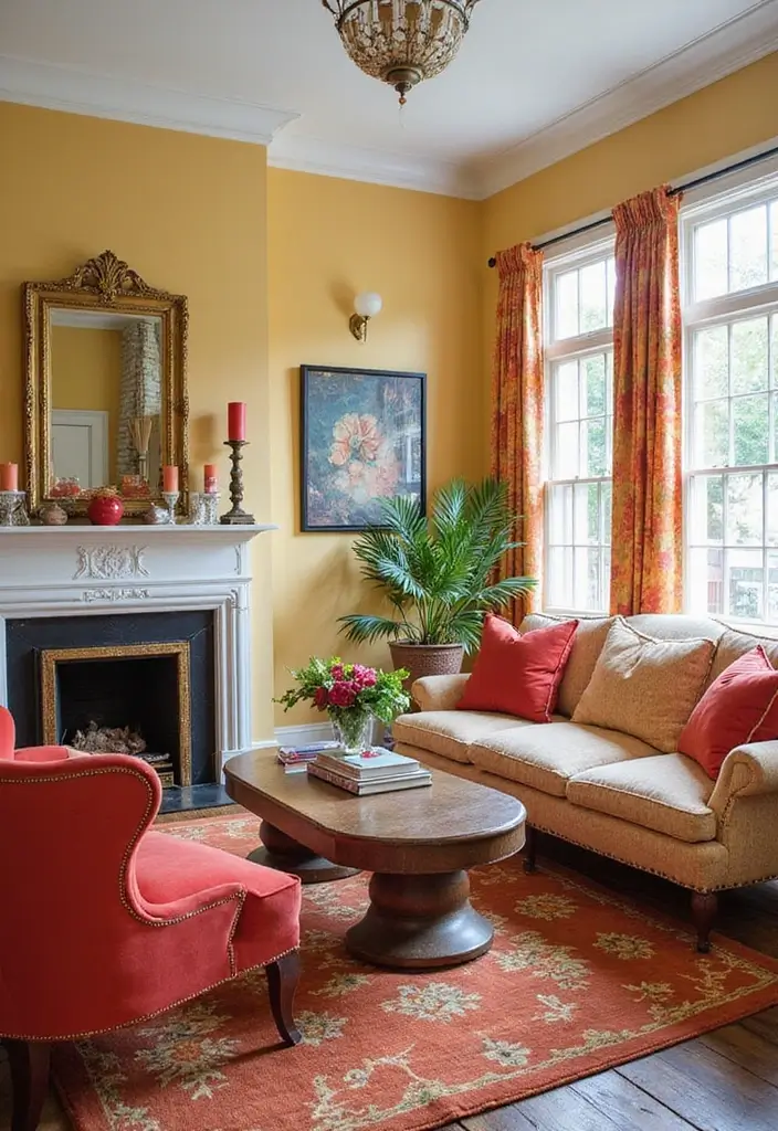 50 French Country Living Room Ideas Full of Rustic Charm and Elegance 44 50 French Country Living Room Ideas Full of Rustic Charm and Elegance - 40. Incorporating Bold Colors