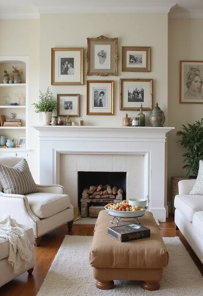 50 French Country Living Room Ideas Full of Rustic Charm and Elegance 47 50 French Country Living Room Ideas Full of Rustic Charm and Elegance - 43. Incorporating Family Memories