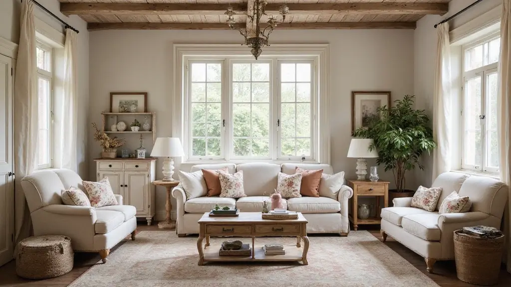 50 French Country Living Room Ideas Full of Rustic Charm and Elegance