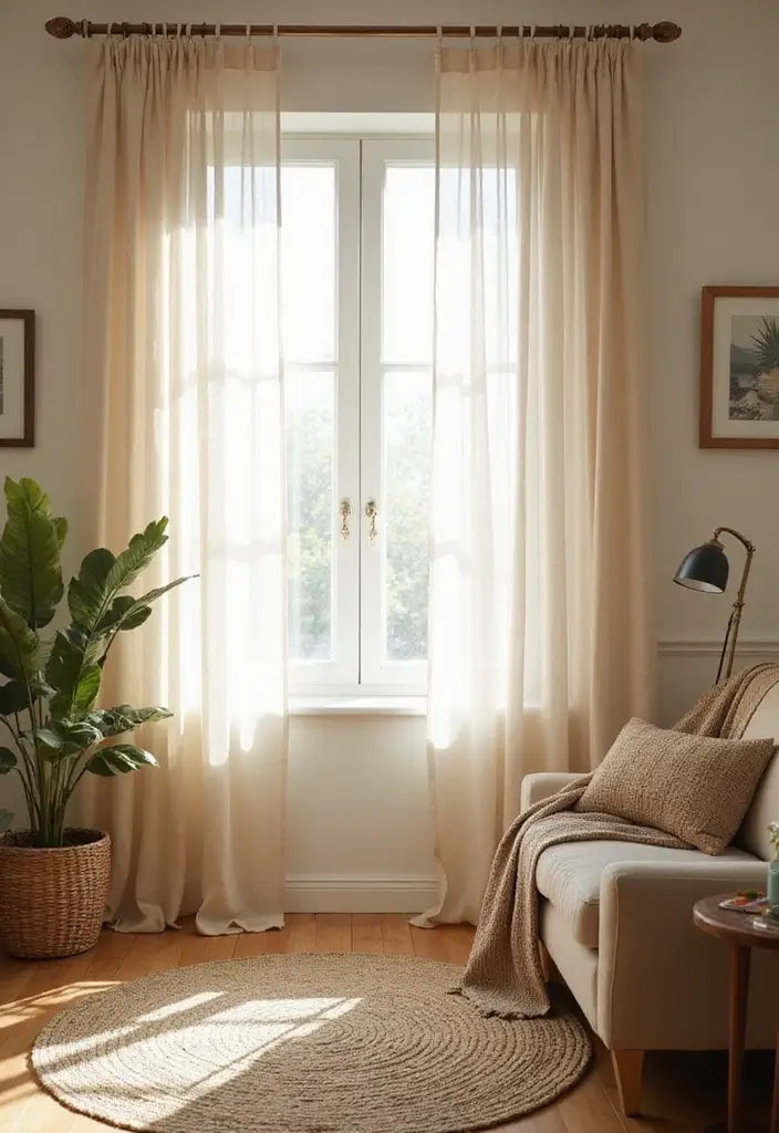 50 Gorgeous Curtain Ideas for Living Rooms That Transform the Look Instantly 1 50 Gorgeous Curtain Ideas for Living Rooms That Transform the Look Instantly - 1. Sheer Elegance