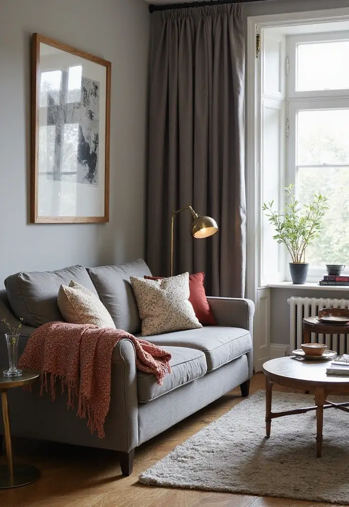 50 Gray Couch Living Room Ideas That Always Look Timeless 45 50 Gray Couch Living Room Ideas That Always Look Timeless - 41. Gorgeous Textiles