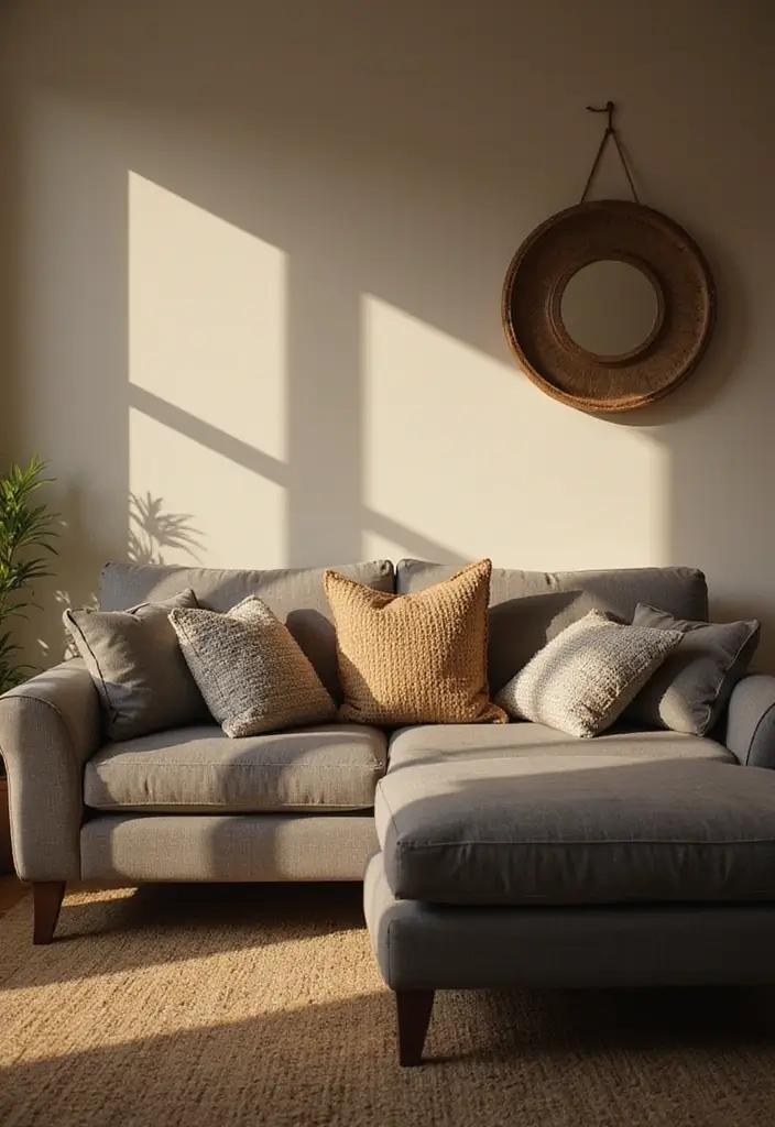 50 Gray Couch Living Room Ideas That Always Look Timeless 49 50 Gray Couch Living Room Ideas That Always Look Timeless - 45. Soft Lighting Techniques