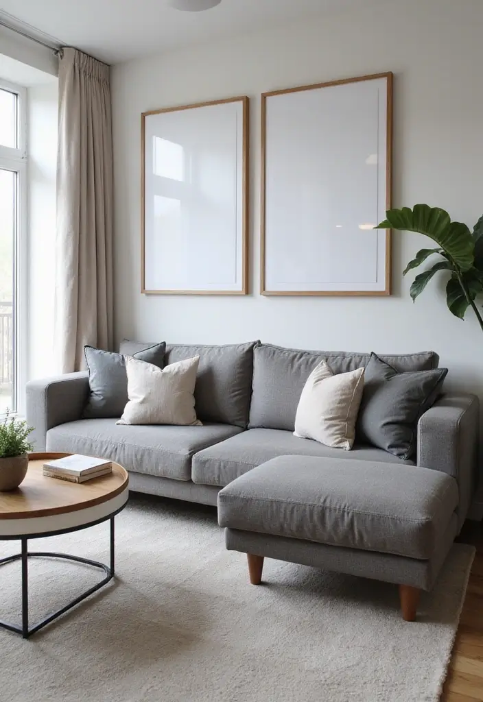 50 Gray Couch Living Room Ideas That Always Look Timeless 53 50 Gray Couch Living Room Ideas That Always Look Timeless - 49. Smart Space Planning