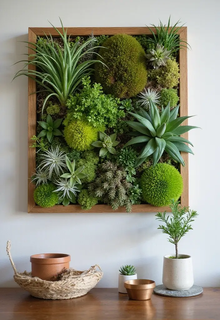 50 Green Wall Living Room Ideas That Refresh Any Space Instantly 2 50 Green Wall Living Room Ideas That Refresh Any Space Instantly - 2. Living Wall Art
