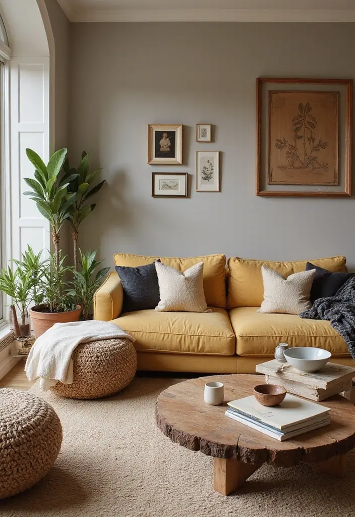 50 Grey and Beige Living Room Ideas That Feel Calm and Neutral 42 50 Grey and Beige Living Room Ideas That Feel Calm and Neutral - 38. Feng Shui Elements