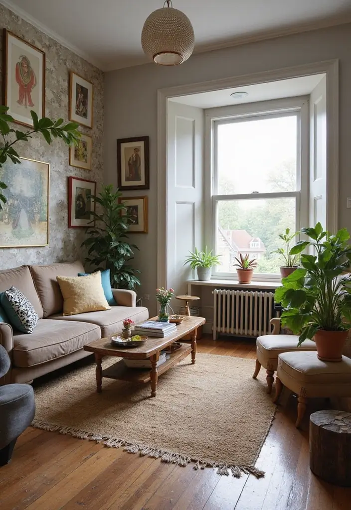 50 Grey and Beige Living Room Ideas That Feel Calm and Neutral 47 50 Grey and Beige Living Room Ideas That Feel Calm and Neutral - 43. Integrating Vintage Finds and New Purchases