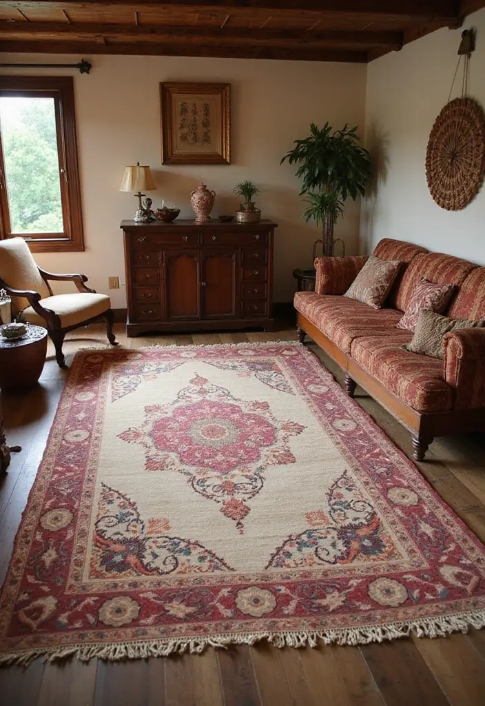 50 Indian Living Room Decor Ideas Rich in Culture and Style 1 50 Indian Living Room Decor Ideas Rich in Culture and Style - 1. Handwoven Dhurries