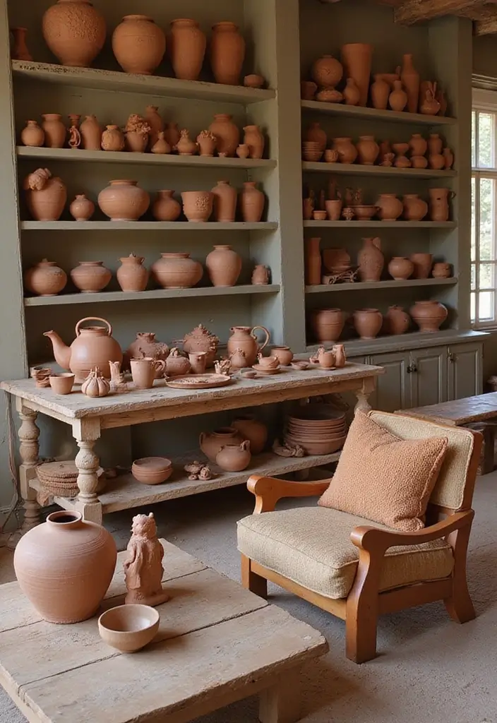 50 Indian Living Room Decor Ideas Rich in Culture and Style 29 50 Indian Living Room Decor Ideas Rich in Culture and Style - 27. Traditional Clay Art