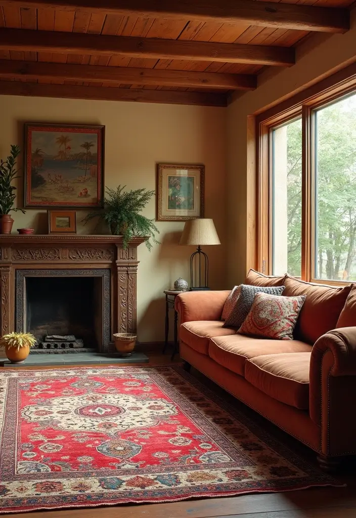 50 Indian Living Room Decor Ideas Rich in Culture and Style 31 50 Indian Living Room Decor Ideas Rich in Culture and Style - 29. Traditional Indian Rugs