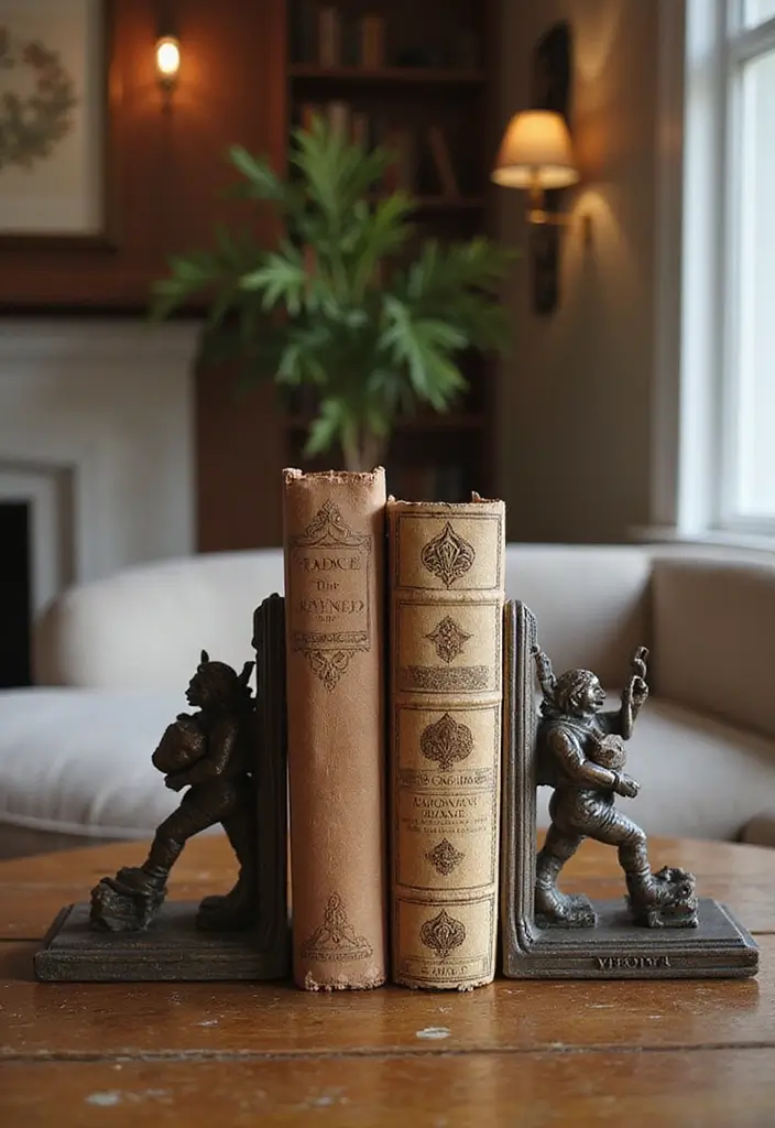 50 Indian Living Room Decor Ideas Rich in Culture and Style 49 50 Indian Living Room Decor Ideas Rich in Culture and Style - 45. Unique Bookends