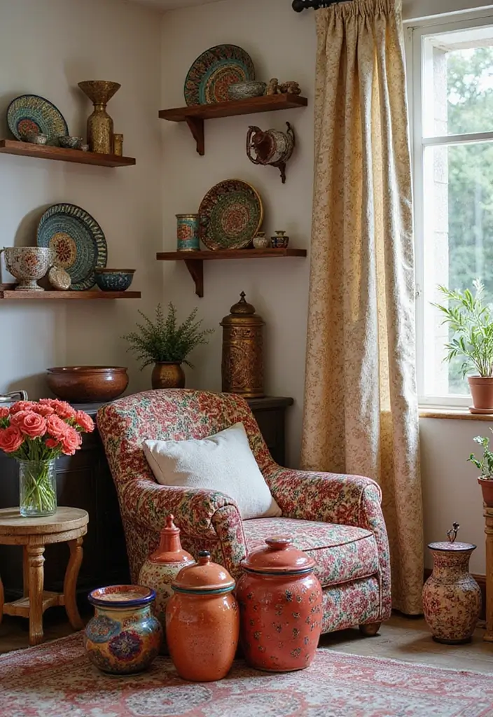 50 Indian Living Room Decor Ideas Rich in Culture and Style 50 50 Indian Living Room Decor Ideas Rich in Culture and Style - 46. Ethnic Kitchen Accessories