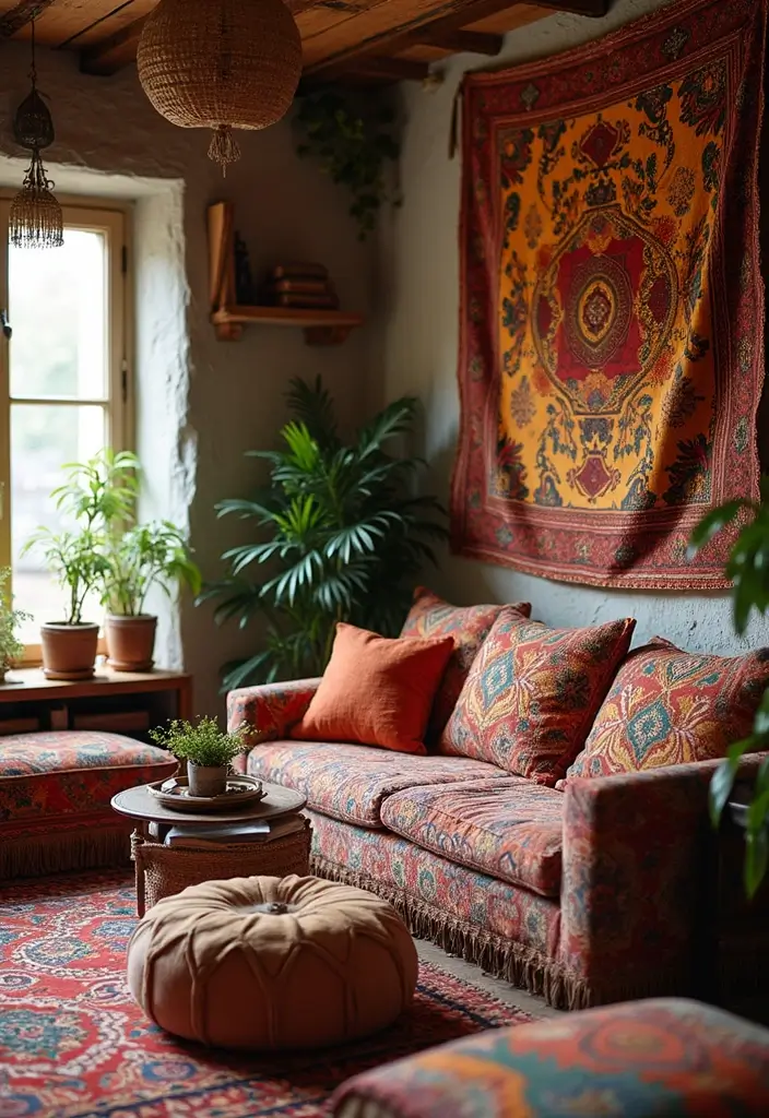 50 Indian Living Room Decor Ideas Rich in Culture and Style 54 50 Indian Living Room Decor Ideas Rich in Culture and Style - 50. Textiles with Cultural Patches