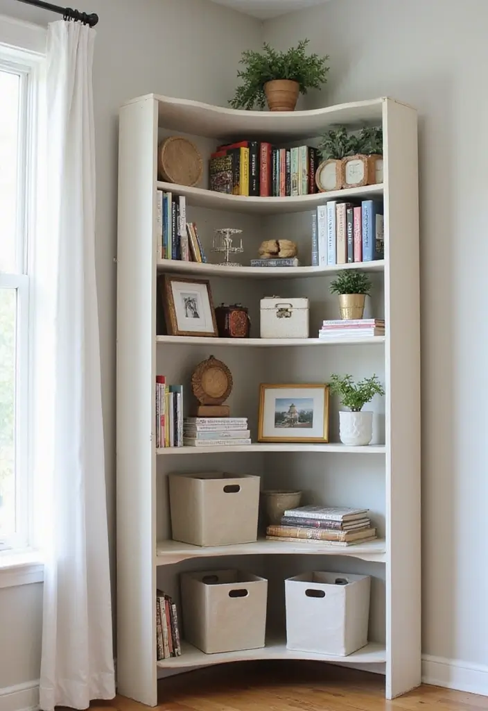 50 Living Room Corner Ideas That Maximize Every Inch of Space 14 50 Living Room Corner Ideas That Maximize Every Inch of Space - 14. Corner Storage Solutions