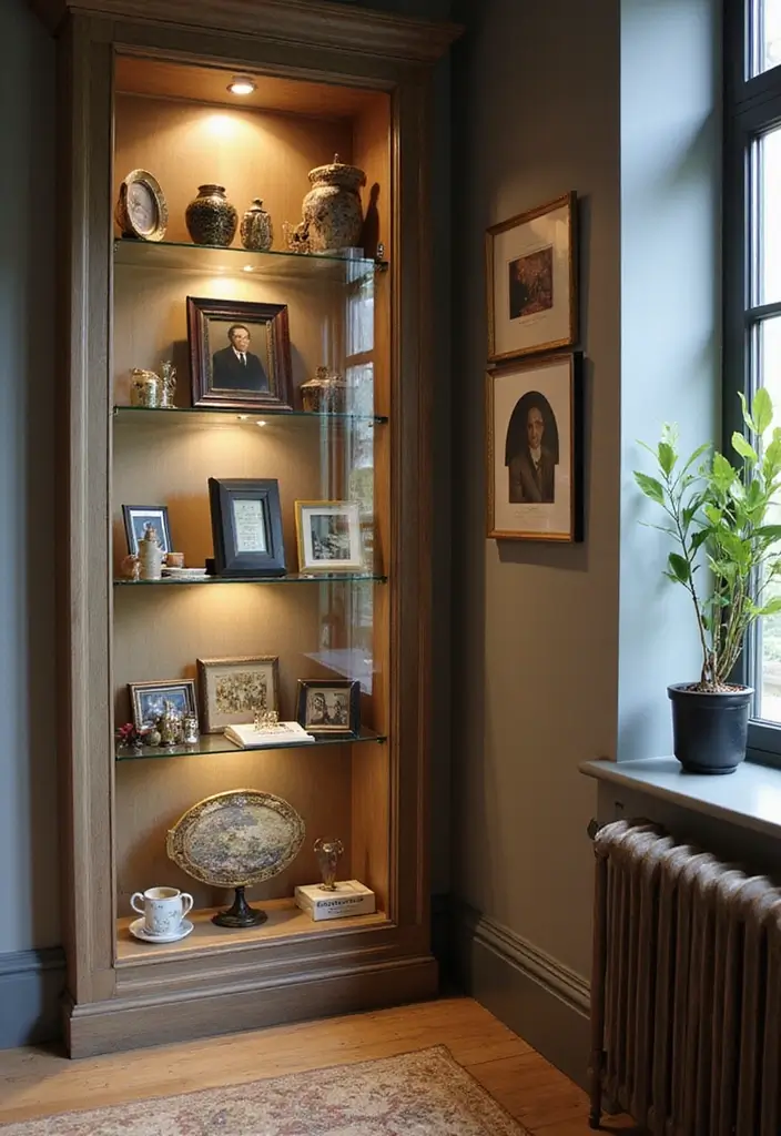 50 Living Room Corner Ideas That Maximize Every Inch of Space 50 50 Living Room Corner Ideas That Maximize Every Inch of Space - 46. Corner Glass Display Case