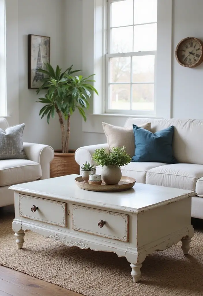 50 Living Room Decor Ideas to Refresh Your Space Without Breaking the Bank 3 50 Living Room Decor Ideas to Refresh Your Space Without Breaking the Bank - 3. Upcycled Furniture Finds