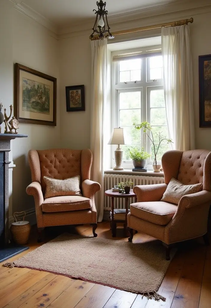 50 Living Room Decor Ideas to Refresh Your Space Without Breaking the Bank 32 50 Living Room Decor Ideas to Refresh Your Space Without Breaking the Bank - 32. Vintage-inspired Accent Chairs