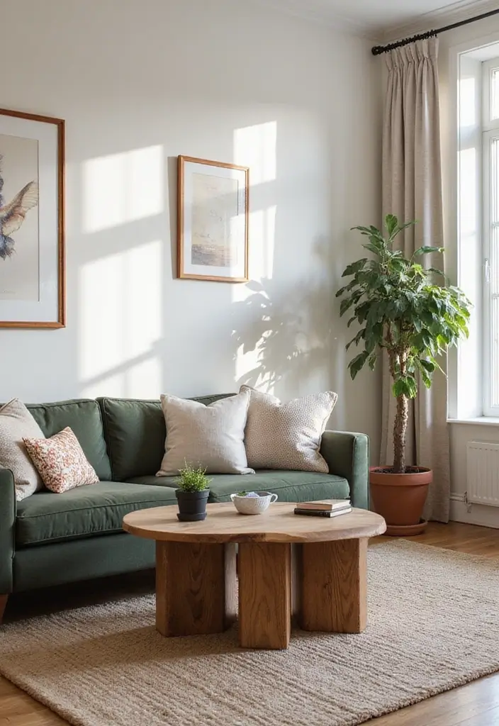 50 Living Room Decor Ideas to Refresh Your Space Without Breaking the Bank 44 50 Living Room Decor Ideas to Refresh Your Space Without Breaking the Bank - 44. Vintage-Inspired Side Tables