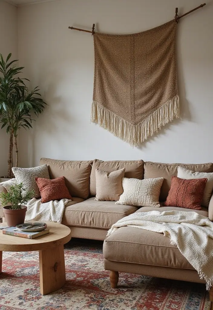 50 Living Room Designs for Small Spaces That Maximize Every Inch 19 50 Living Room Designs for Small Spaces That Maximize Every Inch - 19. Layered Textures