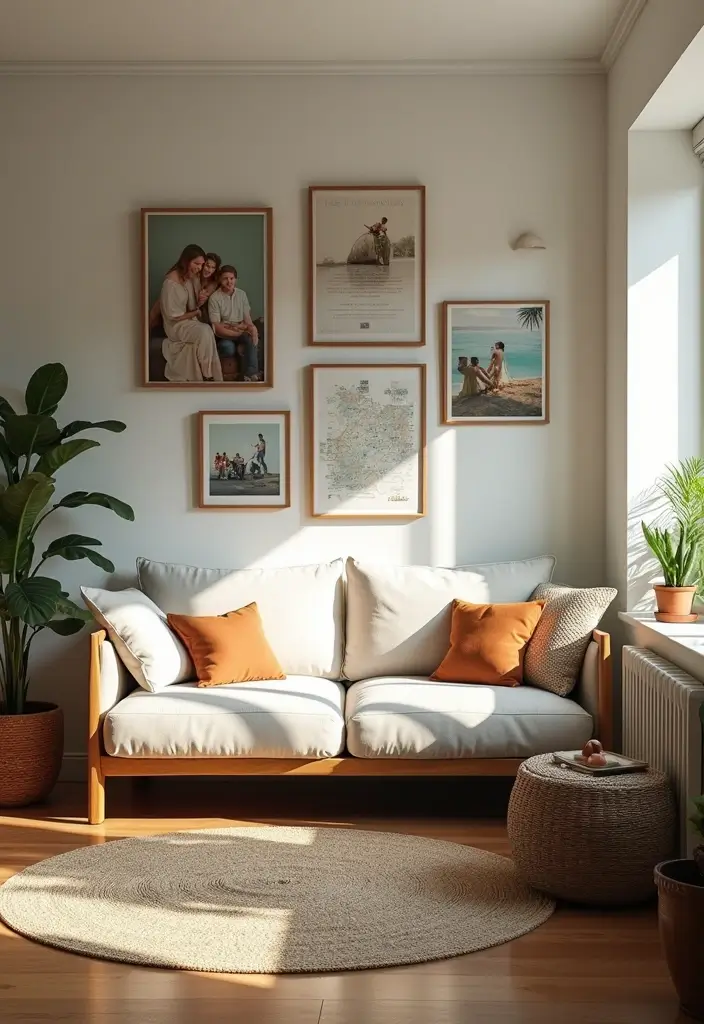 50 Living Room Designs for Small Spaces That Maximize Every Inch 33 50 Living Room Designs for Small Spaces That Maximize Every Inch - 33. Personal Touches