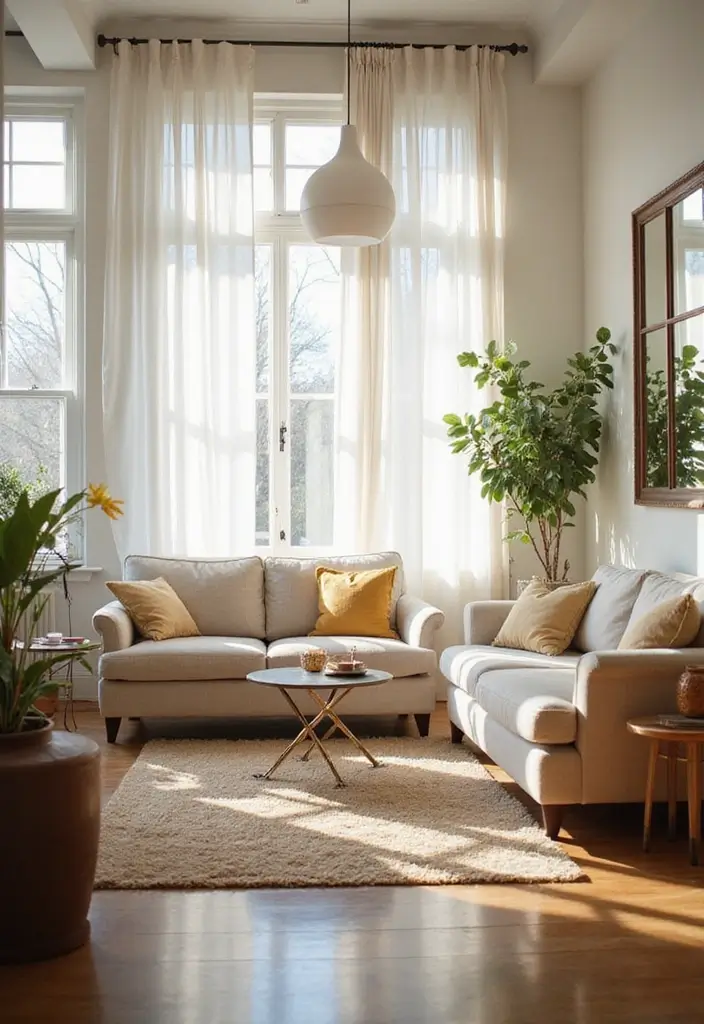 50 Living Room Designs for Small Spaces That Maximize Every Inch 45 50 Living Room Designs for Small Spaces That Maximize Every Inch - 45. Incorporating Natural Light
