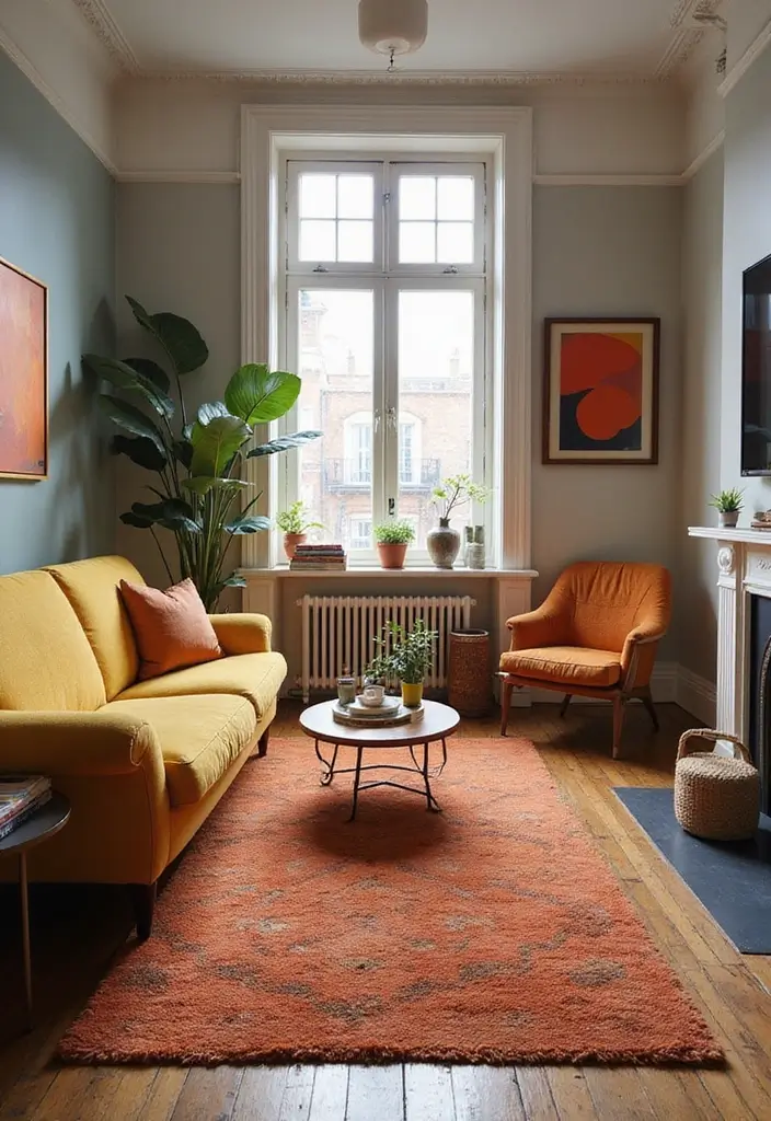 50 Living Room Designs for Small Spaces That Maximize Every Inch 47 50 Living Room Designs for Small Spaces That Maximize Every Inch - 47. Layering Colors