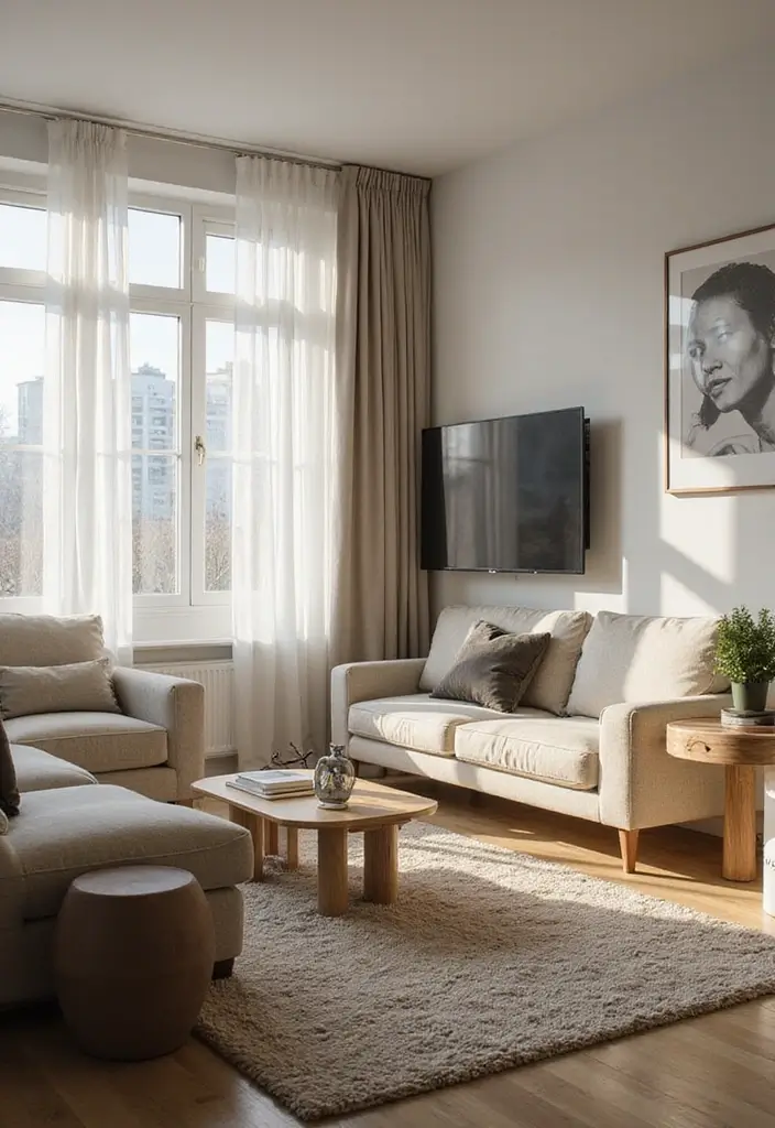50 Living Room Designs for Small Spaces That Maximize Every Inch 48 50 Living Room Designs for Small Spaces That Maximize Every Inch - 48. Creating Zones