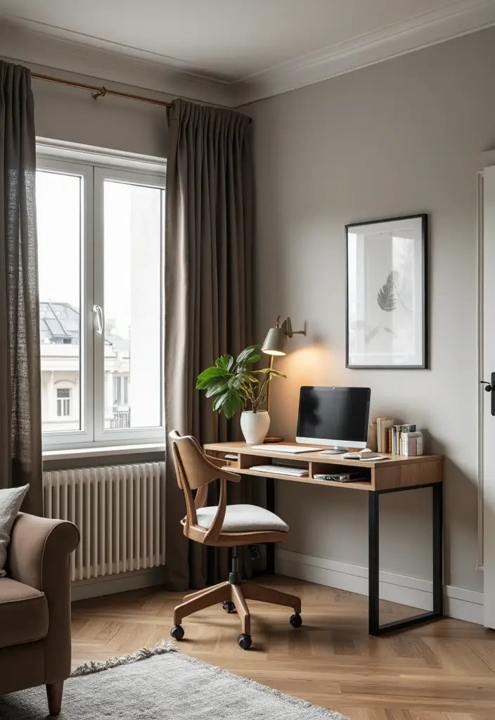 50 Living Room Designs for Small Spaces That Maximize Every Inch 50 50 Living Room Designs for Small Spaces That Maximize Every Inch - 50. Home Office Integration