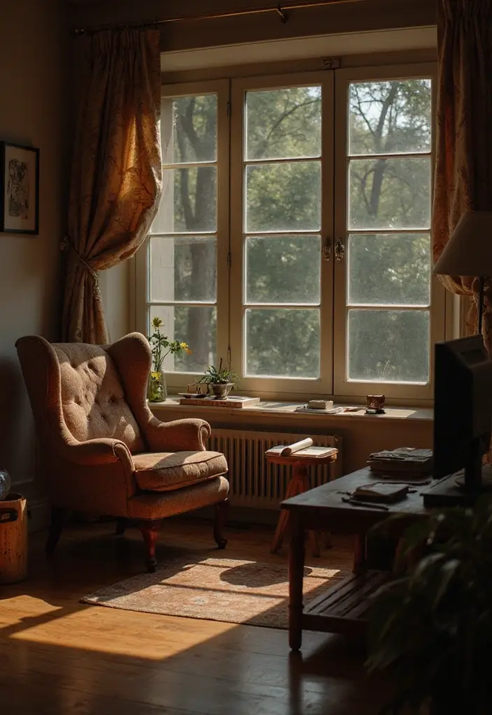 50 Living Room Ideas with TV as the Focal Point That Look Stylish - 24. Comfortable Nooks: TV in a Reading Corner