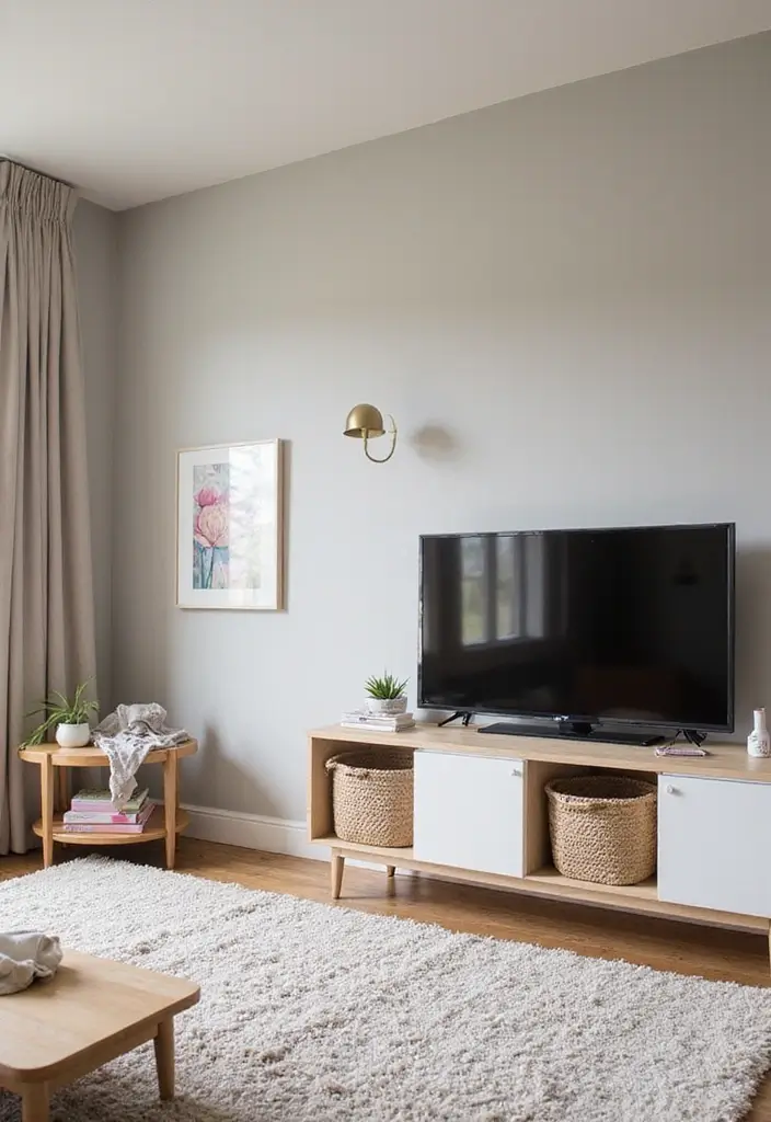 50 Living Room Ideas with TV as the Focal Point That Look Stylish - 31. Kids’ Corner: Play Area Near the TV