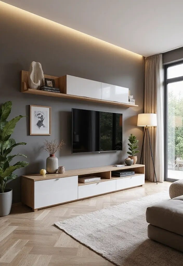 50 Living Room Ideas with TV as the Focal Point That Look Stylish - 37. Transformative Trends: Modular Furniture