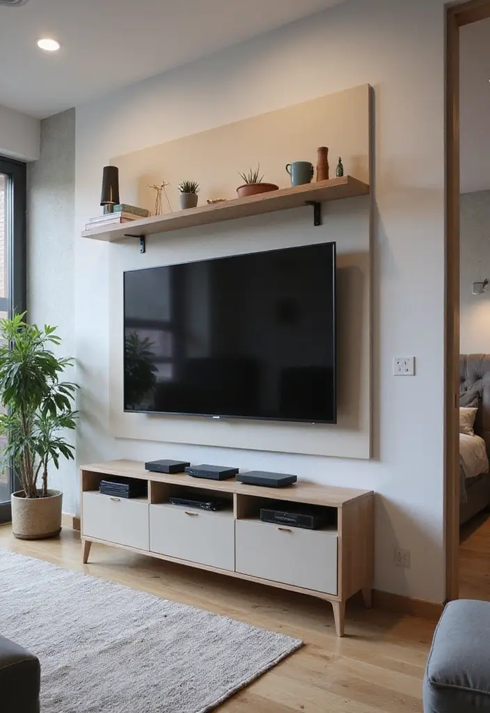 50 Living Room Ideas with TV as the Focal Point That Look Stylish - 41. Tech Integration: Smart Home Devices