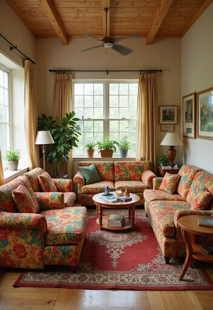 50 Living Room Sofa Set Ideas That Fit Every Home Style 12 50 Living Room Sofa Set Ideas That Fit Every Home Style - 12. Retro Revival