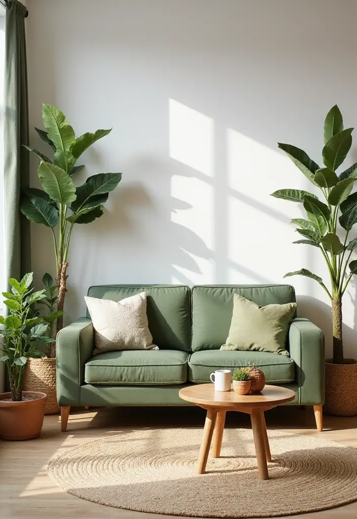 50 Living Room Sofa Set Ideas That Fit Every Home Style 16 50 Living Room Sofa Set Ideas That Fit Every Home Style - 16. Nature-Inspired Designs