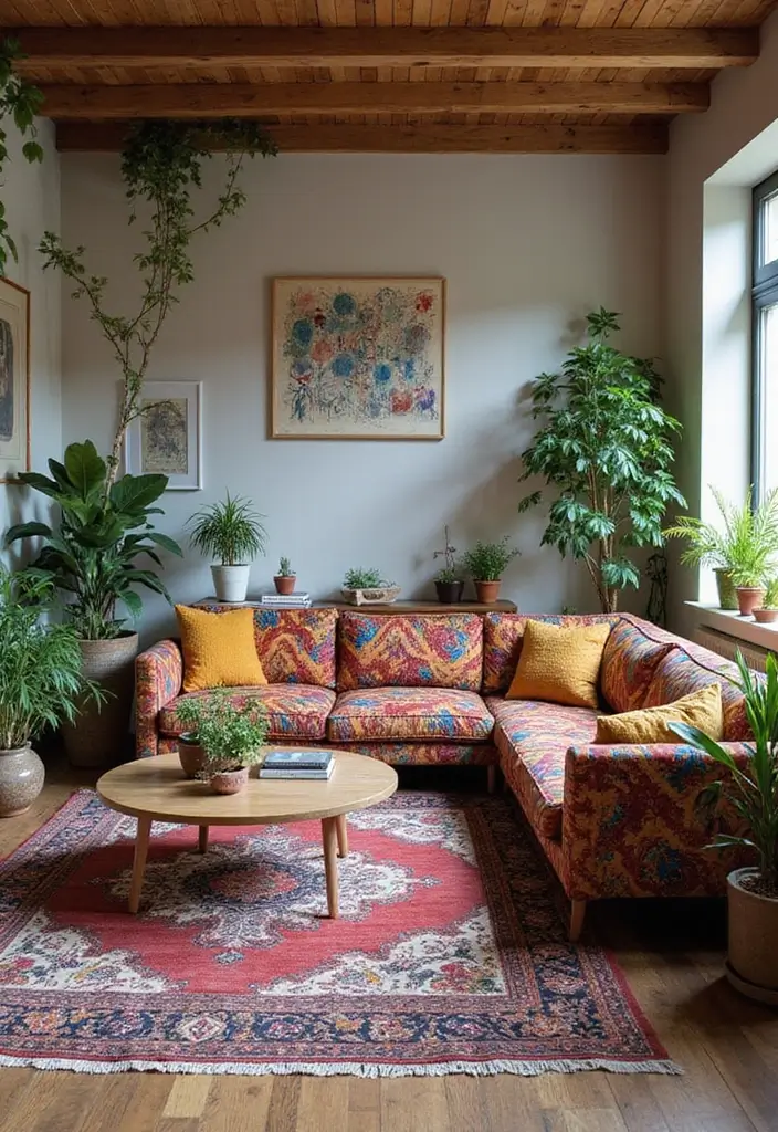 50 Living Room Sofa Set Ideas That Fit Every Home Style 2 50 Living Room Sofa Set Ideas That Fit Every Home Style - 2. Modern Bohemian Vibes