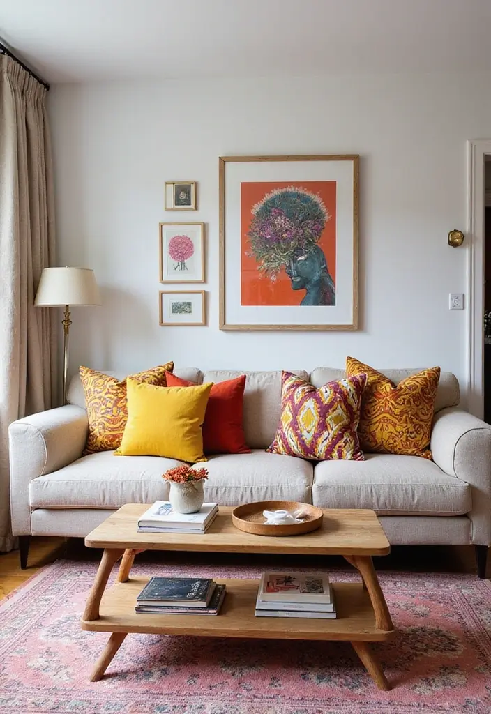 50 Living Room Sofa Set Ideas That Fit Every Home Style 37 50 Living Room Sofa Set Ideas That Fit Every Home Style - 35. Bold Accents