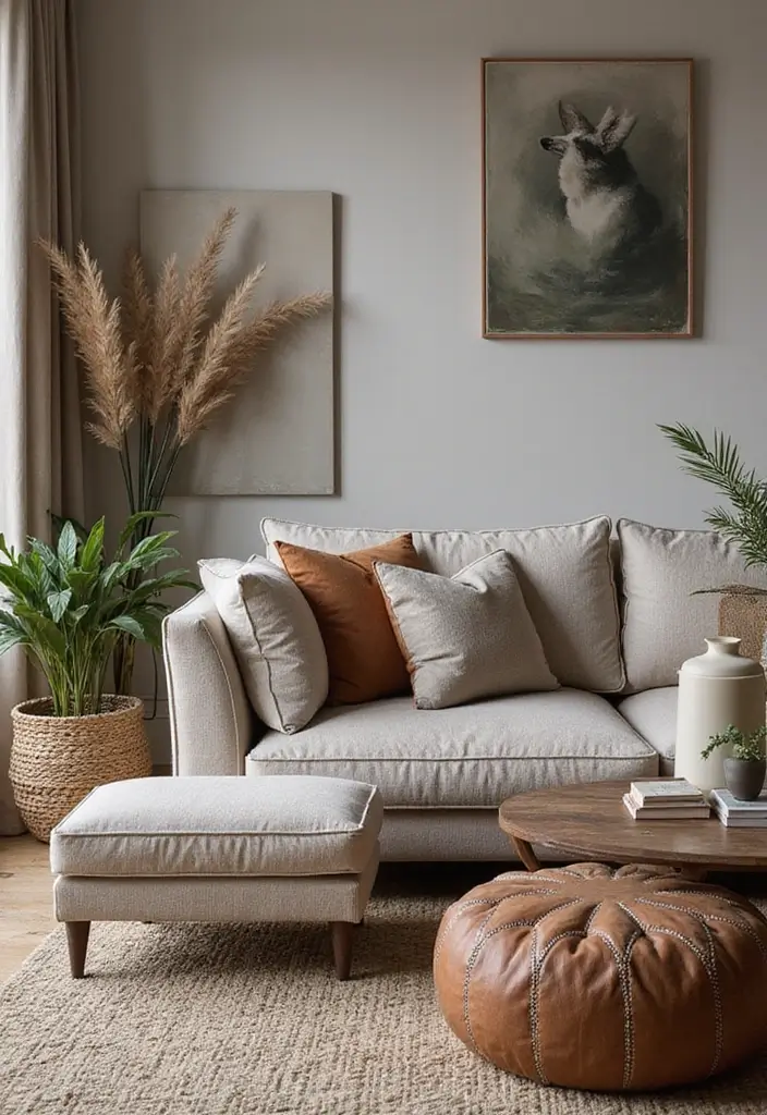 50 Living Room Sofa Set Ideas That Fit Every Home Style 50 50 Living Room Sofa Set Ideas That Fit Every Home Style - 46. Textural Contrast