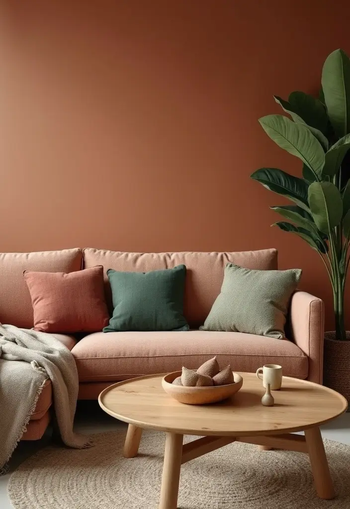 50 Modern Living Room Ideas That Redefine Everyday Style - 1. Embrace Earthy Tones