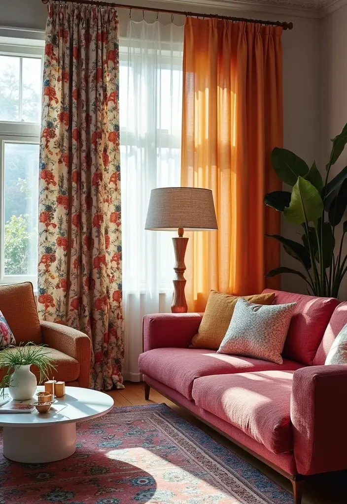 50 Modern Living Room Ideas That Redefine Everyday Style - 13. Bold Patterns and Textures