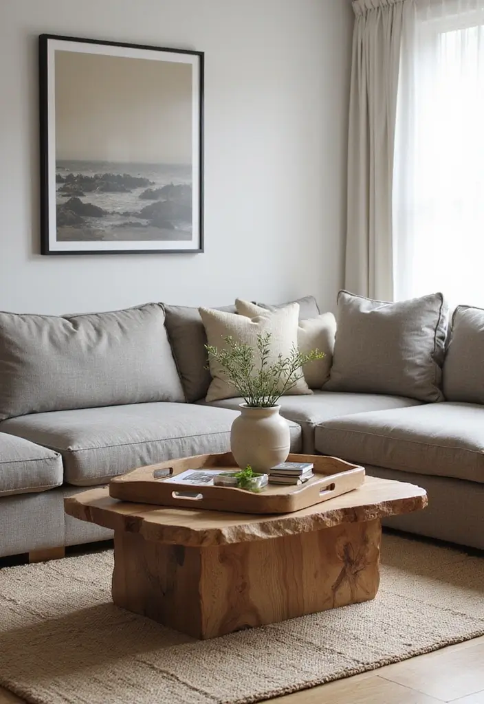 50 Modern Living Room Ideas That Redefine Everyday Style - 15. Unique Coffee Tables