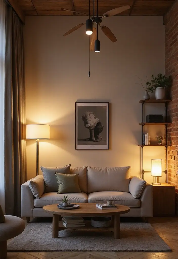50 Modern Living Room Ideas That Redefine Everyday Style - 25. Layered Lighting