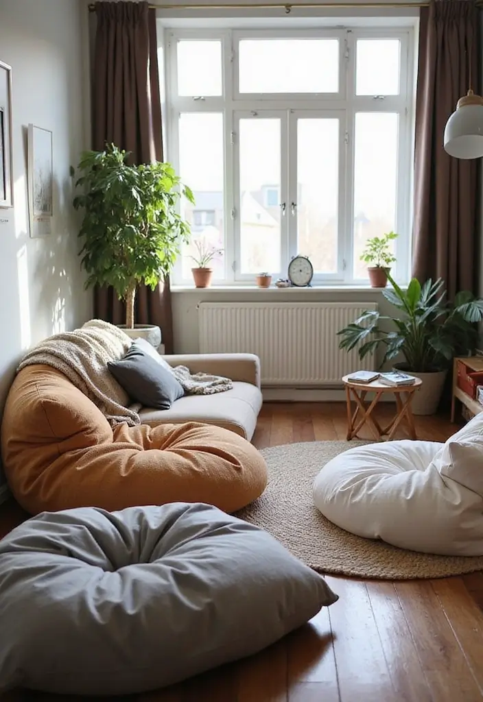 50 Modern Living Room Ideas That Redefine Everyday Style - 41. Relaxed Seating Options