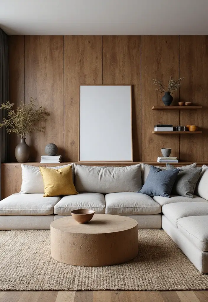 50 Modern Living Room Ideas That Redefine Everyday Style - 5. Bold Accent Walls