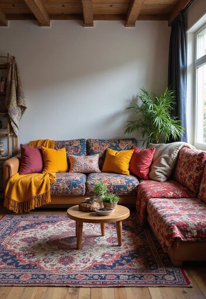 50 Modern Living Room Ideas That Redefine Everyday Style - 8. Colorful Textiles